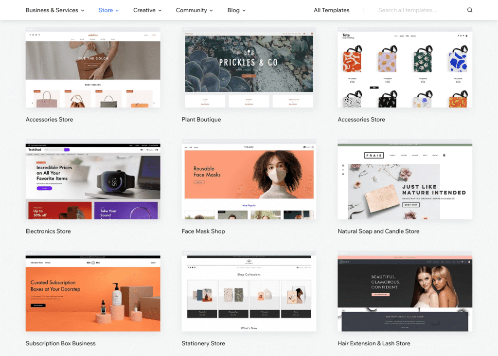 wix ecommerce